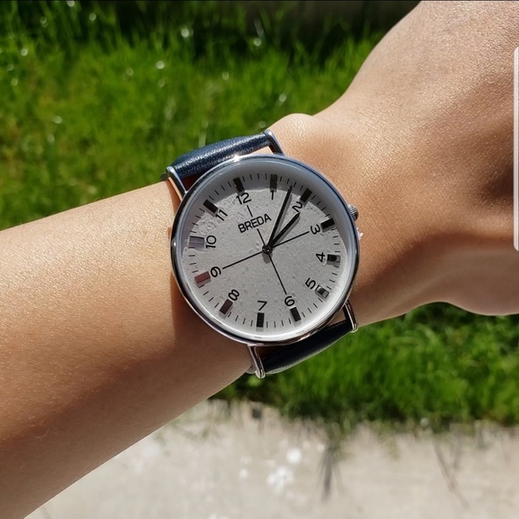 Breda Navy Belmont Men Watch - Picture 6 of 7